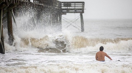 Heavy rain expected up the East Coast from Tropical Storm Debby