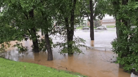 Flooding Blocks Roads in South Carolina