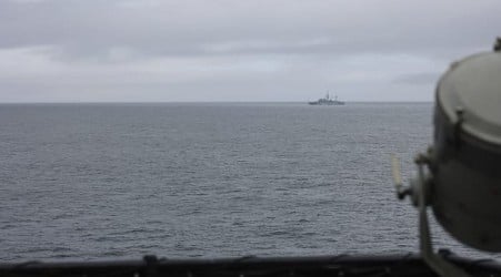 US Coast Guard patrol spots Russian military ship off Alaska islands