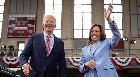 Harris, Biden to campaign together for first time since he dropped out of presidential race