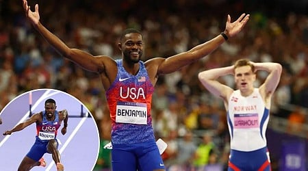 New York native Rai Benjamin breaks through for first Olympic gold