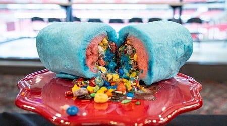 America’s latest deliciously horrifying stadium food: cotton candy burrito