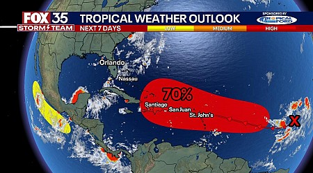 Tropical Storm Ernesto could form next week as forecasters increase chance of development for Atlantic system