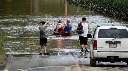 Debby finally moves out of the US, though risk from flooded rivers remains