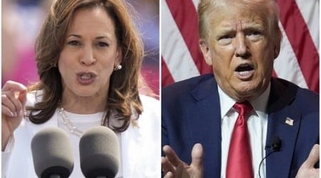 Kamala Harris leads Donald Trump in three key states in new poll