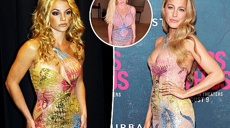 Britney Spears seemingly shades Blake Lively for wearing her 2002 Versace dress