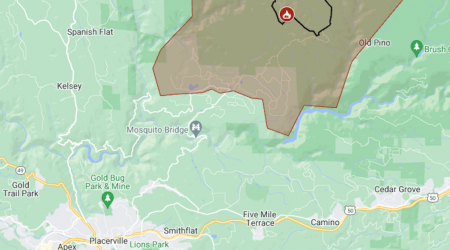 Crozier Fire evacuation zone reduced in Sierra Nevada