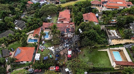 Brazil plane crash: Girl, 3, and boy, 4, confirmed dead as rescuers retrieve bodies