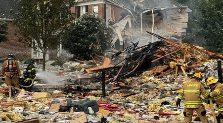 Maryland house leveled after apparent blast, at least 1 person found dead