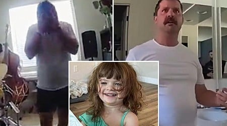 Police bodycam footage shows Arizona dad who left daughter, 2, to die in hot car angry and distraught with responders