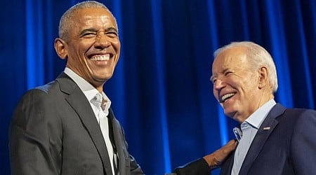 WATCH: Clintons, Obamas praise Joe Biden