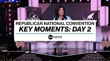 WATCH: RNC Day 2 highlights: Former Trump rivals Haley, DeSantis take stage