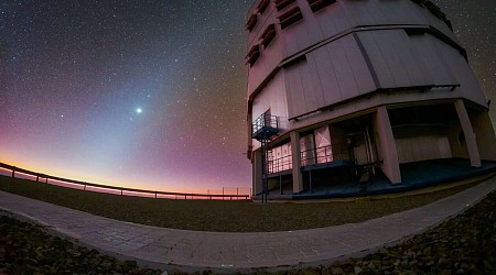 Luz zodiacal sinistra é capturada por telescópio no Chile – veja imagem