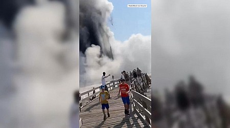 Boden im Yellowstone-Nationalpark explodiert – Touristen müssen vor Geysir flüchten