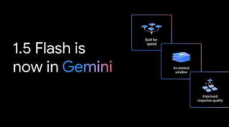 Gemini’s free tier is now powered by 1.5 Flash