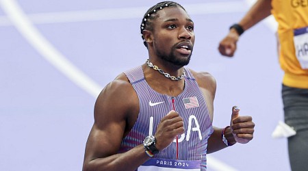 Noah Lyles Wins Bronze Medal During Men's 200m at 2024 Olympics