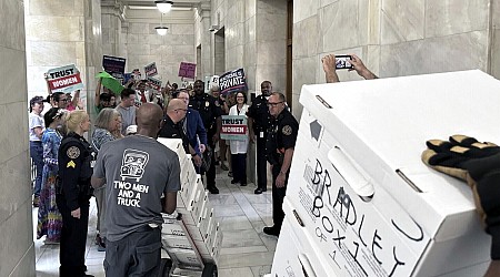 Arkansas abortion measure's signatures from volunteers alone would fall short, filing shows