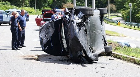 Driver crashes in Watertown after Cambridge school threat, fleeing police