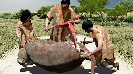 Evidence for butchery of giant armadillo-like mammals in Argentina 21,000 years ago