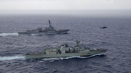 Canadian warship passes through Taiwan Strait, drawing China's ire