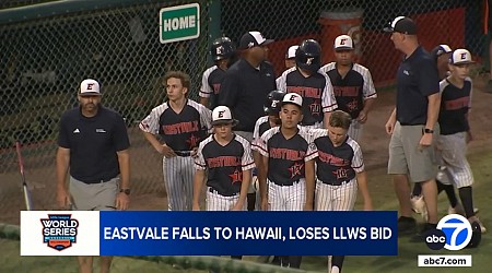 Eastvale Little League baseball team falls short of reaching World Series