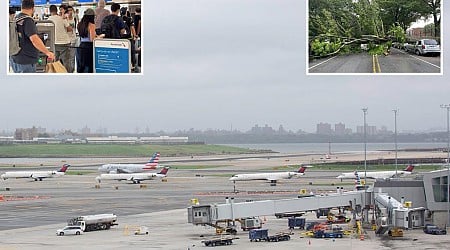 Airport delays, tornado watches issued as Storm Debby closes in on NYC