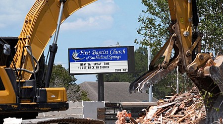 Site of deadliest church shooting in U.S. history torn down despite objections