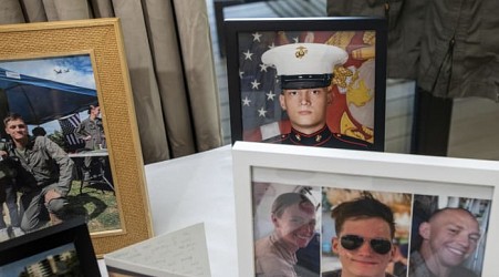 Marine who died trying to save crew in fiery Osprey crash to receive service's top noncombat medal