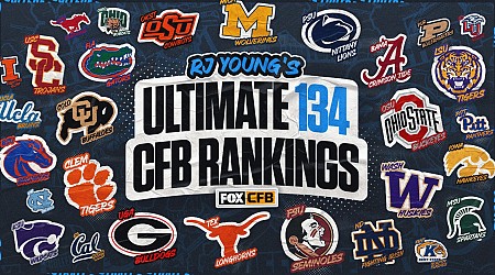 2024 college football rankings: RJ Young's Ultimate 134