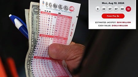 Winning $213.8M Powerball jackpot ticket sold in Pennsylvania