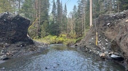 A Vermont sheriff has lost his driveway to flood waters twice in one month