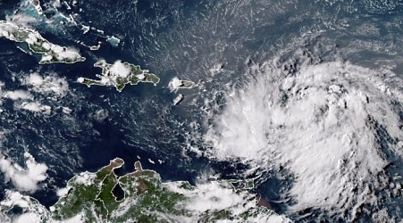 Tropical Storm Ernesto drenches northeast Caribbean and takes aim at Puerto Rico