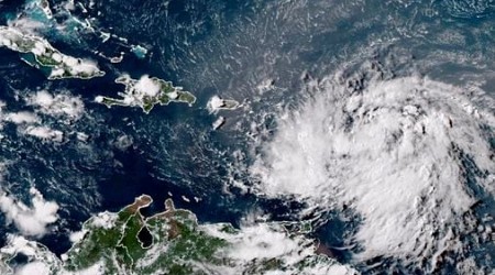 Tropical Storm Ernesto takes aim at Puerto Rico