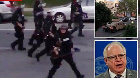 Cops enforcing Tim Walz's curfew shot residents with paintballs: video