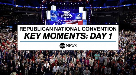 WATCH: RNC Day 1 Highlights: Trump attends, J.D. Vance named VP pick