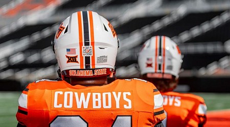 NCAA bans Oklahoma State football from using QR codes on helmets