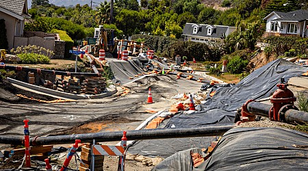 Power cut to 140 homes in coastal California community where landslides are worsening