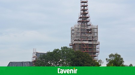 400 000€ d'avenant pour le clocher de l'église de Chièvres