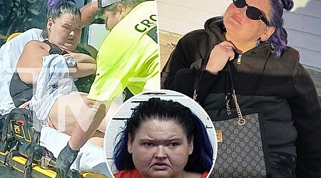 '1000-Lb. Sisters' star Amy Slaton seen leaving zoo on stretcher after camel bite that led to drug arrest