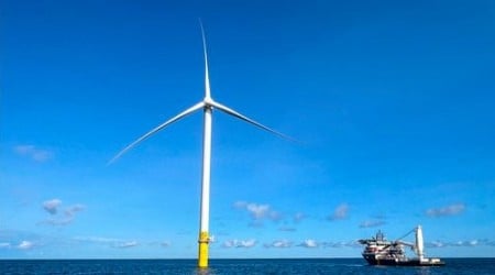 Revolution Wind energy project off Rhode Island hits key milestone with first turbine installed