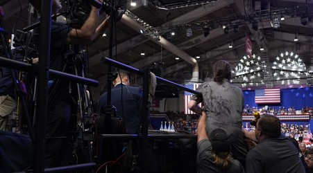 Man arrested at Trump rally in Pennsylvania wanted to hang a protest banner, police say