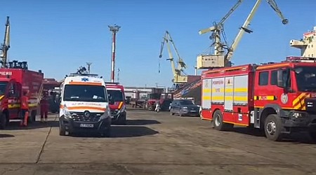 Anchete după moartea a 4 români în incendiul izbucnit la Șantierul Naval Midia din Constanța. „Dacă nu aveam concediu, acum eram și eu în...”