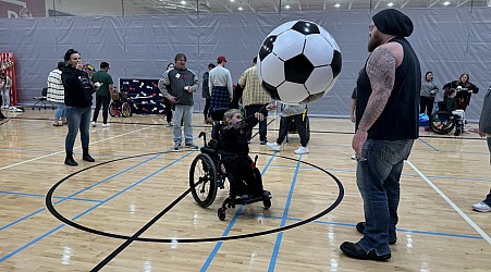 Wheelies look fun, but they're a serious skill for kids in wheelchairs