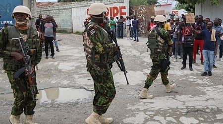 Kenyan police in Haiti haven’t received full promised salary in two months