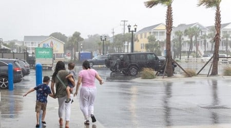 Tropical Storm Debby makes 2nd landfall with heavy rain expected up U.S. East Coast