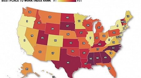 California ranks 2nd-best state for workers