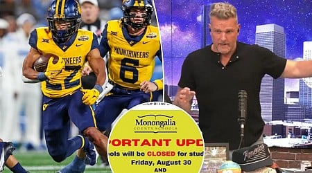 West Virginia public schools cancel classes ahead of game, Pat McAfee Show over 'traffic' concerns