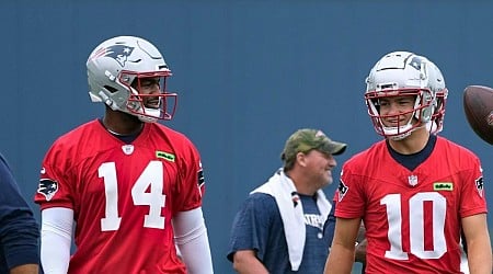 Patriots' Jerod Mayo clarifies his Drake Maye 'outplayed' Jacoby Brissett comment; was he actually correct?