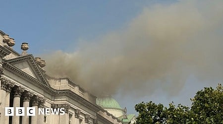 Somerset House fire: Relief as art gallery reopens