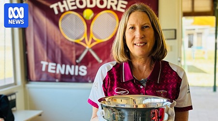 How did a US Open trophy end up in a small-town tennis club in rural Australia?